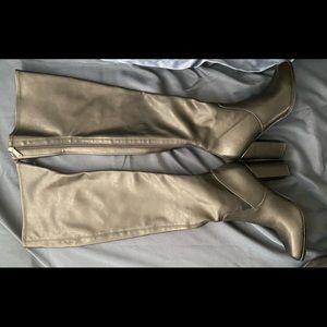 Juicy Couture black thigh high boots